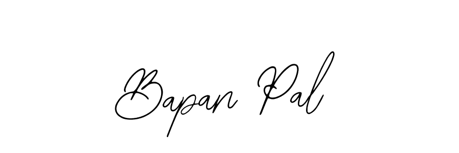 You should practise on your own different ways (Bearetta-2O07w) to write your name (Bapan Pal) in signature. don't let someone else do it for you. Bapan Pal signature style 12 images and pictures png