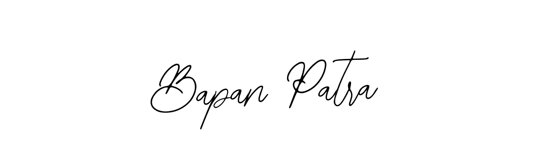 Use a signature maker to create a handwritten signature online. With this signature software, you can design (Bearetta-2O07w) your own signature for name Bapan Patra. Bapan Patra signature style 12 images and pictures png