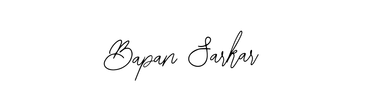 How to make Bapan Sarkar name signature. Use Bearetta-2O07w style for creating short signs online. This is the latest handwritten sign. Bapan Sarkar signature style 12 images and pictures png