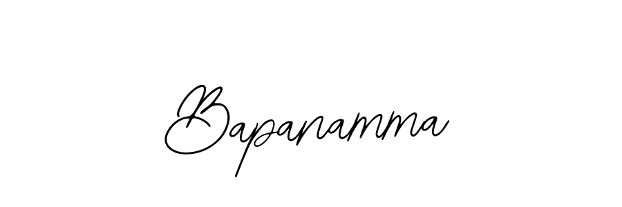How to make Bapanamma signature? Bearetta-2O07w is a professional autograph style. Create handwritten signature for Bapanamma name. Bapanamma signature style 12 images and pictures png