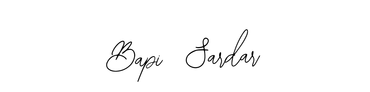 Use a signature maker to create a handwritten signature online. With this signature software, you can design (Bearetta-2O07w) your own signature for name Bapi  Sardar. Bapi  Sardar signature style 12 images and pictures png