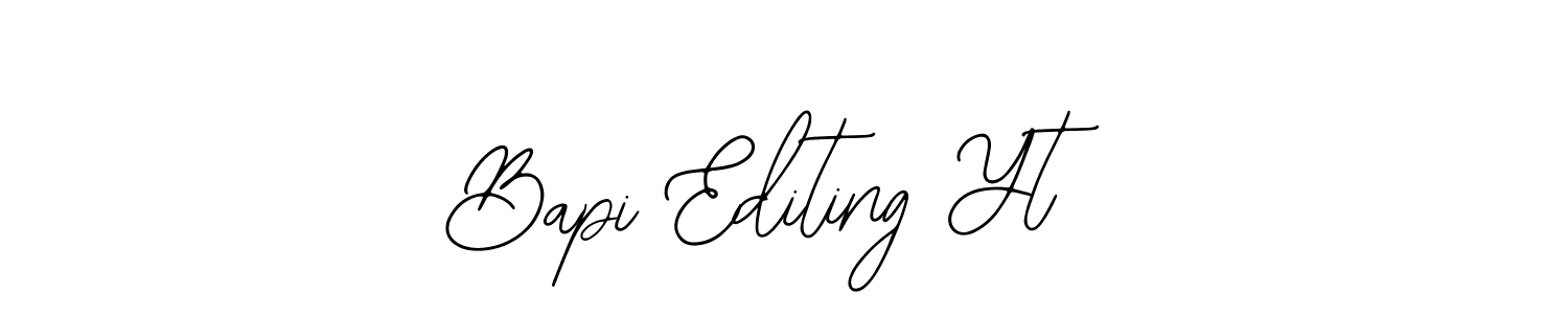 It looks lik you need a new signature style for name Bapi Editing Yt. Design unique handwritten (Bearetta-2O07w) signature with our free signature maker in just a few clicks. Bapi Editing Yt signature style 12 images and pictures png