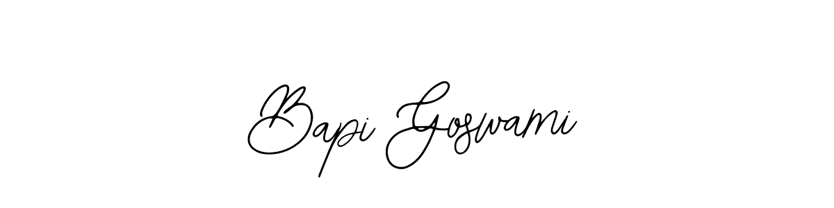 Make a beautiful signature design for name Bapi Goswami. With this signature (Bearetta-2O07w) style, you can create a handwritten signature for free. Bapi Goswami signature style 12 images and pictures png