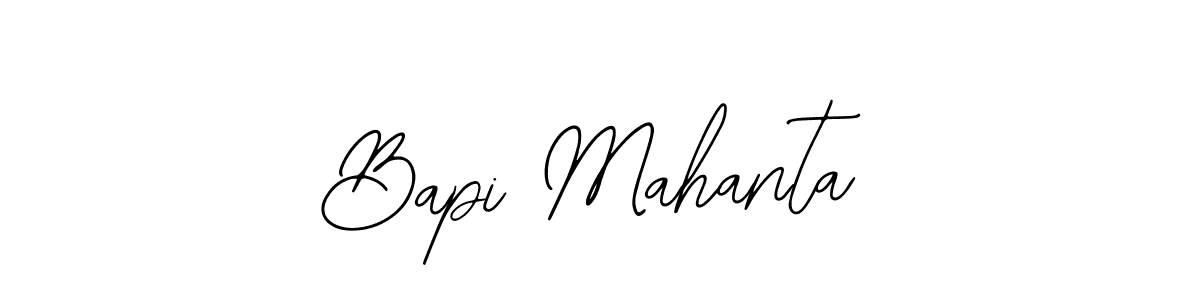 How to make Bapi Mahanta signature? Bearetta-2O07w is a professional autograph style. Create handwritten signature for Bapi Mahanta name. Bapi Mahanta signature style 12 images and pictures png