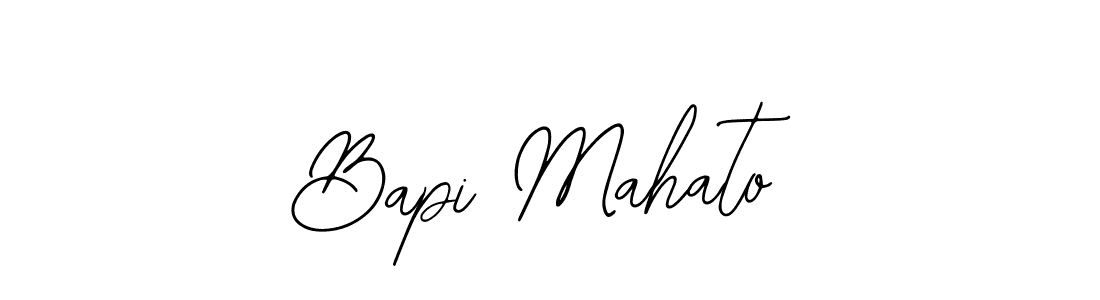 Make a beautiful signature design for name Bapi Mahato. With this signature (Bearetta-2O07w) style, you can create a handwritten signature for free. Bapi Mahato signature style 12 images and pictures png