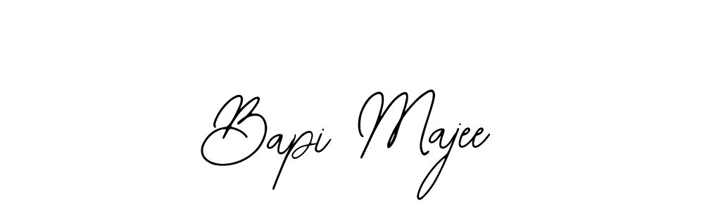 Use a signature maker to create a handwritten signature online. With this signature software, you can design (Bearetta-2O07w) your own signature for name Bapi Majee. Bapi Majee signature style 12 images and pictures png