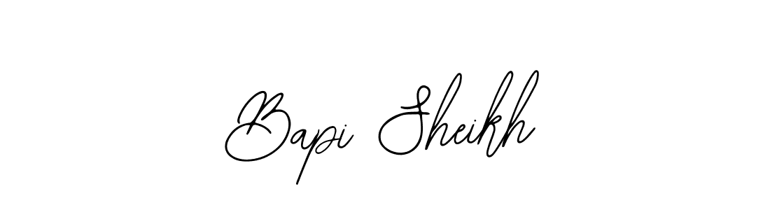Also You can easily find your signature by using the search form. We will create Bapi Sheikh name handwritten signature images for you free of cost using Bearetta-2O07w sign style. Bapi Sheikh signature style 12 images and pictures png