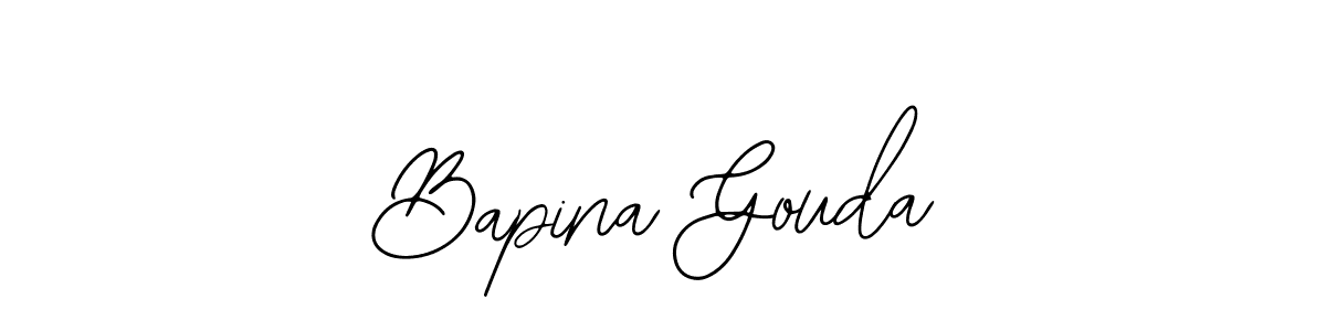 You can use this online signature creator to create a handwritten signature for the name Bapina Gouda. This is the best online autograph maker. Bapina Gouda signature style 12 images and pictures png