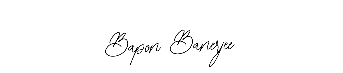 Make a beautiful signature design for name Bapon Banerjee. With this signature (Bearetta-2O07w) style, you can create a handwritten signature for free. Bapon Banerjee signature style 12 images and pictures png