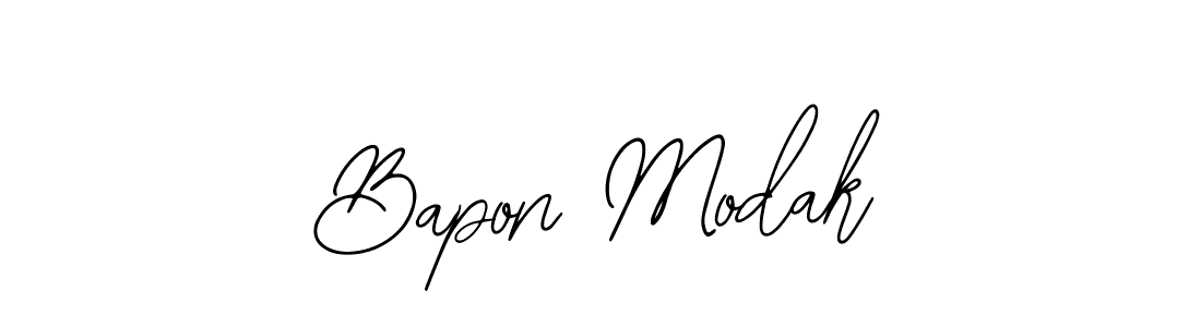 How to make Bapon Modak signature? Bearetta-2O07w is a professional autograph style. Create handwritten signature for Bapon Modak name. Bapon Modak signature style 12 images and pictures png