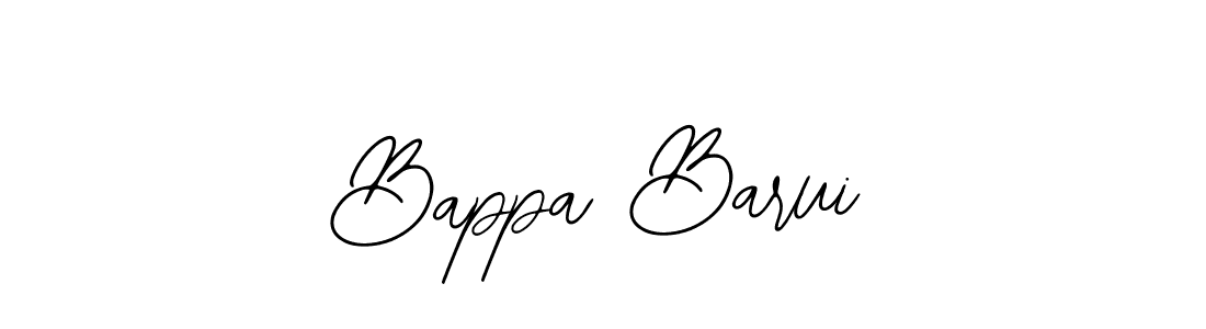 You should practise on your own different ways (Bearetta-2O07w) to write your name (Bappa Barui) in signature. don't let someone else do it for you. Bappa Barui signature style 12 images and pictures png