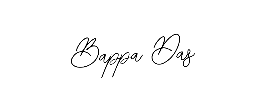 How to make Bappa Das name signature. Use Bearetta-2O07w style for creating short signs online. This is the latest handwritten sign. Bappa Das signature style 12 images and pictures png