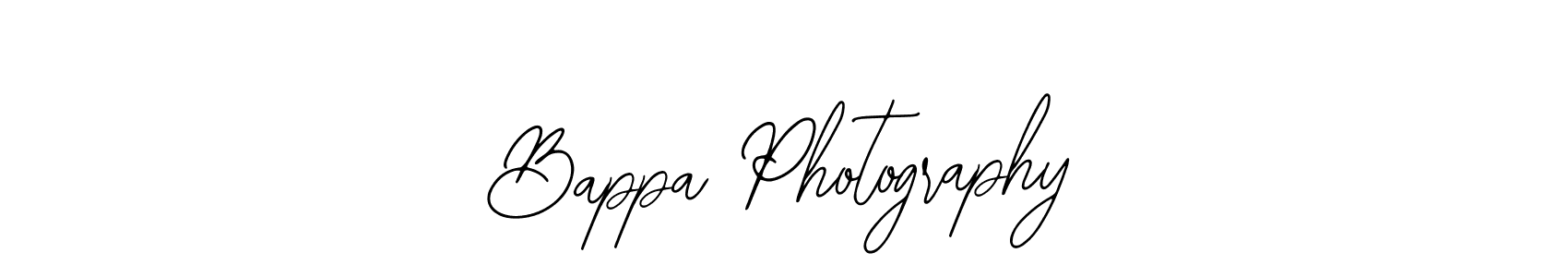 The best way (Bearetta-2O07w) to make a short signature is to pick only two or three words in your name. The name Bappa Photography include a total of six letters. For converting this name. Bappa Photography signature style 12 images and pictures png