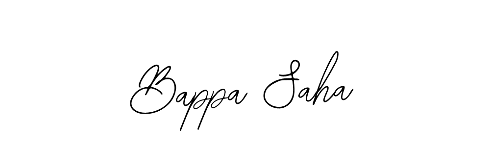 Similarly Bearetta-2O07w is the best handwritten signature design. Signature creator online .You can use it as an online autograph creator for name Bappa Saha. Bappa Saha signature style 12 images and pictures png