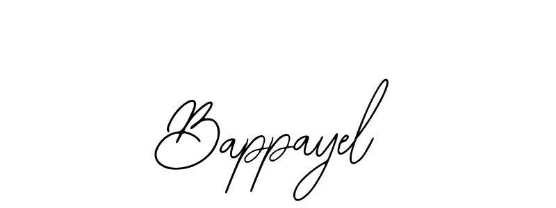 if you are searching for the best signature style for your name Bappayel. so please give up your signature search. here we have designed multiple signature styles  using Bearetta-2O07w. Bappayel signature style 12 images and pictures png