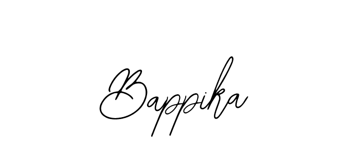 Make a beautiful signature design for name Bappika. With this signature (Bearetta-2O07w) style, you can create a handwritten signature for free. Bappika signature style 12 images and pictures png