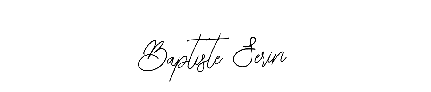 The best way (Bearetta-2O07w) to make a short signature is to pick only two or three words in your name. The name Baptiste Serin include a total of six letters. For converting this name. Baptiste Serin signature style 12 images and pictures png