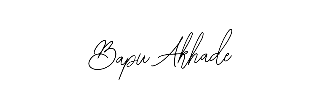 You should practise on your own different ways (Bearetta-2O07w) to write your name (Bapu Akhade) in signature. don't let someone else do it for you. Bapu Akhade signature style 12 images and pictures png