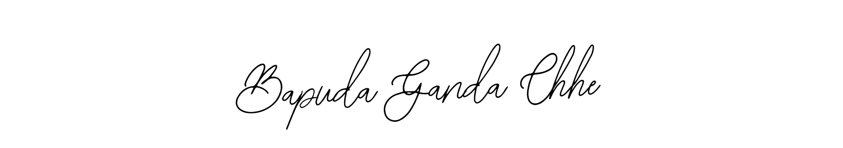 Make a beautiful signature design for name Bapuda Ganda Chhe. Use this online signature maker to create a handwritten signature for free. Bapuda Ganda Chhe signature style 12 images and pictures png