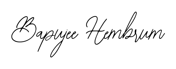 Make your name Bapujee Hembrum memorable on every contract using Bearetta-2O07w autograph style. Instant transparent background export available. Bapujee Hembrum signature style 12 images and pictures png