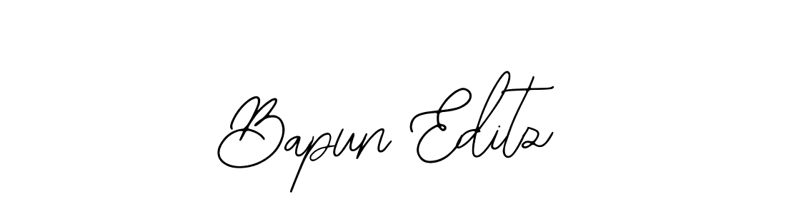 Create a beautiful signature design for name Bapun Editz. With this signature (Bearetta-2O07w) fonts, you can make a handwritten signature for free. Bapun Editz signature style 12 images and pictures png