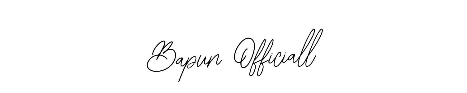 Also we have Bapun Officiall name is the best signature style. Create professional handwritten signature collection using Bearetta-2O07w autograph style. Bapun Officiall signature style 12 images and pictures png