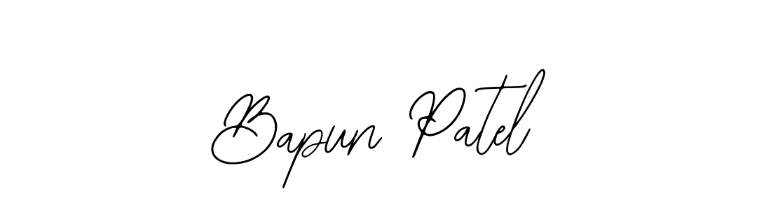 Also You can easily find your signature by using the search form. We will create Bapun Patel name handwritten signature images for you free of cost using Bearetta-2O07w sign style. Bapun Patel signature style 12 images and pictures png