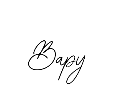 Make a beautiful signature design for name Bapy. With this signature (Bearetta-2O07w) style, you can create a handwritten signature for free. Bapy signature style 12 images and pictures png