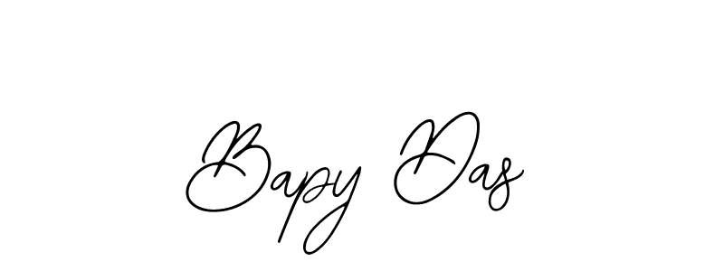 The best way (Bearetta-2O07w) to make a short signature is to pick only two or three words in your name. The name Bapy Das include a total of six letters. For converting this name. Bapy Das signature style 12 images and pictures png