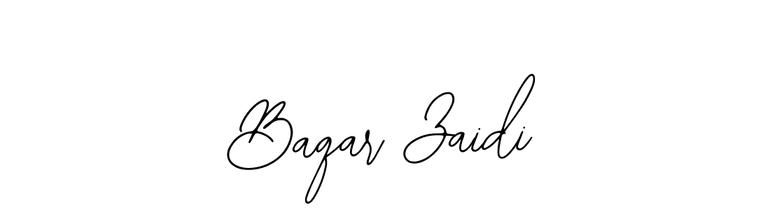Bearetta-2O07w is a professional signature style that is perfect for those who want to add a touch of class to their signature. It is also a great choice for those who want to make their signature more unique. Get Baqar Zaidi name to fancy signature for free. Baqar Zaidi signature style 12 images and pictures png