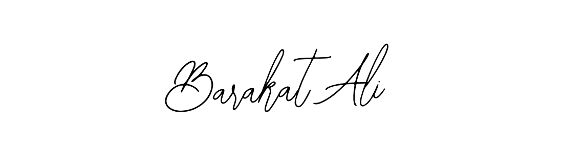 How to make Barakat Ali name signature. Use Bearetta-2O07w style for creating short signs online. This is the latest handwritten sign. Barakat Ali signature style 12 images and pictures png