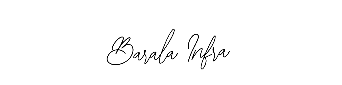 Create a beautiful signature design for name Barala Infra. With this signature (Bearetta-2O07w) fonts, you can make a handwritten signature for free. Barala Infra signature style 12 images and pictures png