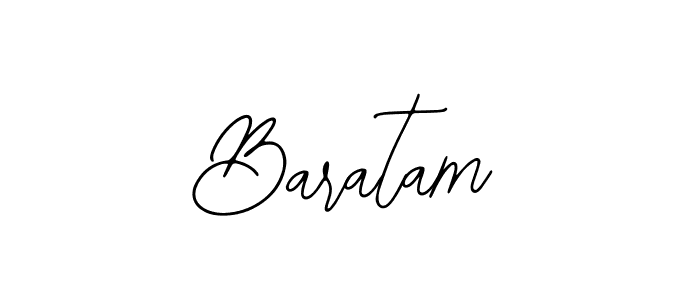 How to make Baratam signature? Bearetta-2O07w is a professional autograph style. Create handwritten signature for Baratam name. Baratam signature style 12 images and pictures png