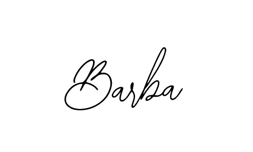 Design your own signature with our free online signature maker. With this signature software, you can create a handwritten (Bearetta-2O07w) signature for name Barba. Barba signature style 12 images and pictures png