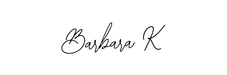 Make a short Barbara K signature style. Manage your documents anywhere anytime using Bearetta-2O07w. Create and add eSignatures, submit forms, share and send files easily. Barbara K signature style 12 images and pictures png