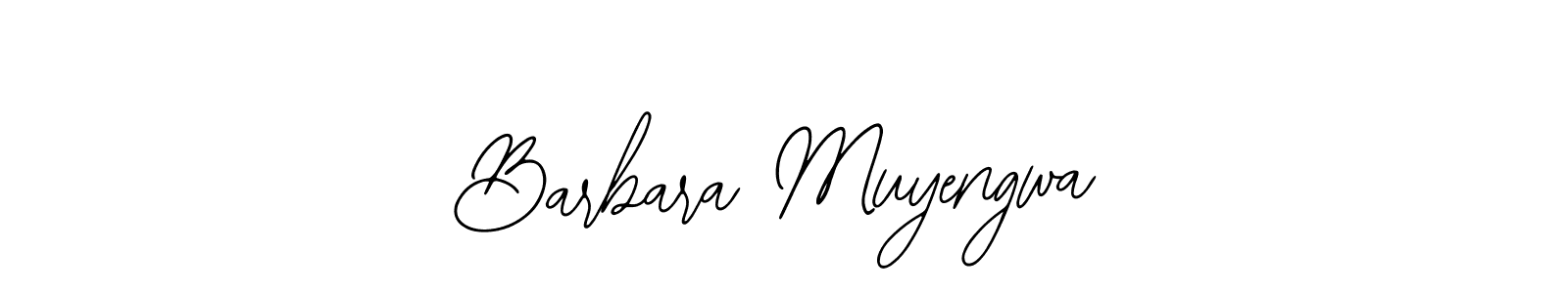 How to make Barbara Muyengwa name signature. Use Bearetta-2O07w style for creating short signs online. This is the latest handwritten sign. Barbara Muyengwa signature style 12 images and pictures png