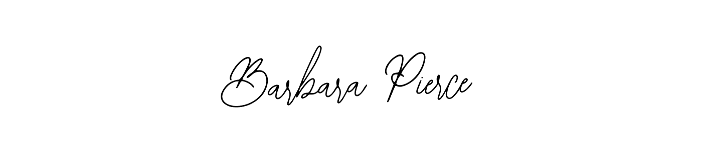 How to make Barbara Pierce name signature. Use Bearetta-2O07w style for creating short signs online. This is the latest handwritten sign. Barbara Pierce signature style 12 images and pictures png