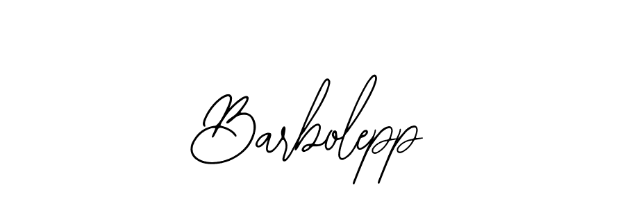 if you are searching for the best signature style for your name Barbolepp. so please give up your signature search. here we have designed multiple signature styles  using Bearetta-2O07w. Barbolepp signature style 12 images and pictures png