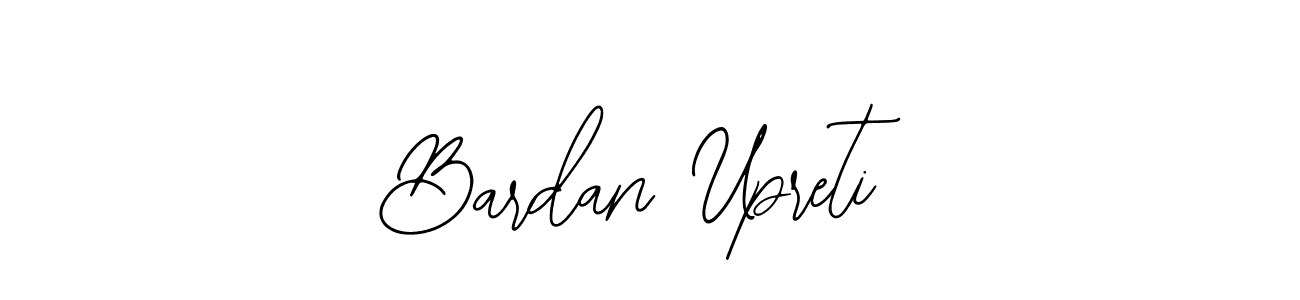 Bardan Upreti stylish signature style. Best Handwritten Sign (Bearetta-2O07w) for my name. Handwritten Signature Collection Ideas for my name Bardan Upreti. Bardan Upreti signature style 12 images and pictures png