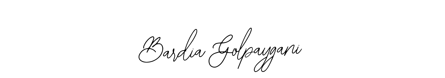 Make a beautiful signature design for name Bardia Golpaygani. Use this online signature maker to create a handwritten signature for free. Bardia Golpaygani signature style 12 images and pictures png