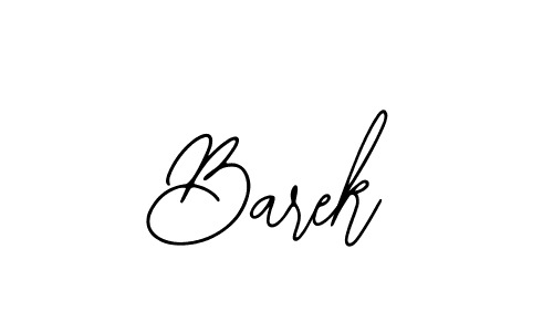 How to make Barek signature? Bearetta-2O07w is a professional autograph style. Create handwritten signature for Barek name. Barek signature style 12 images and pictures png