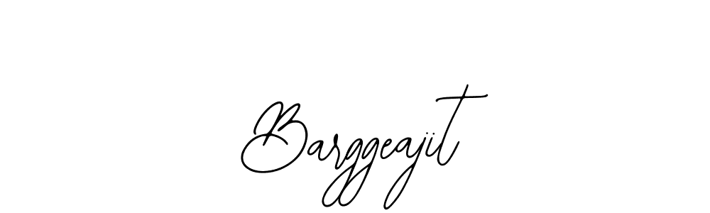 The best way (Bearetta-2O07w) to make a short signature is to pick only two or three words in your name. The name Barggeajit include a total of six letters. For converting this name. Barggeajit signature style 12 images and pictures png