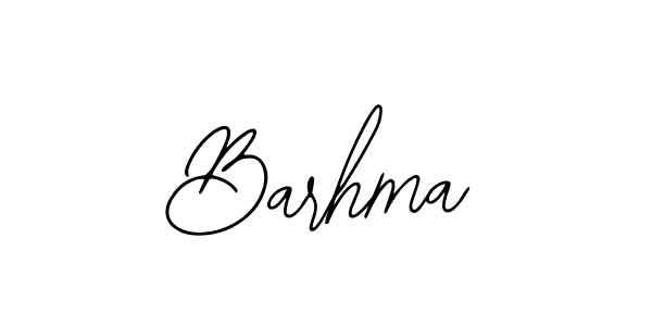 Bearetta-2O07w is a professional signature style that is perfect for those who want to add a touch of class to their signature. It is also a great choice for those who want to make their signature more unique. Get Barhma name to fancy signature for free. Barhma signature style 12 images and pictures png