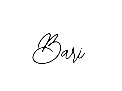 Use a signature maker to create a handwritten signature online. With this signature software, you can design (Bearetta-2O07w) your own signature for name Bari. Bari signature style 12 images and pictures png