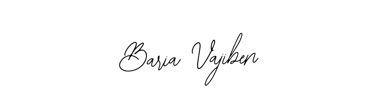 Baria Vajiben stylish signature style. Best Handwritten Sign (Bearetta-2O07w) for my name. Handwritten Signature Collection Ideas for my name Baria Vajiben. Baria Vajiben signature style 12 images and pictures png