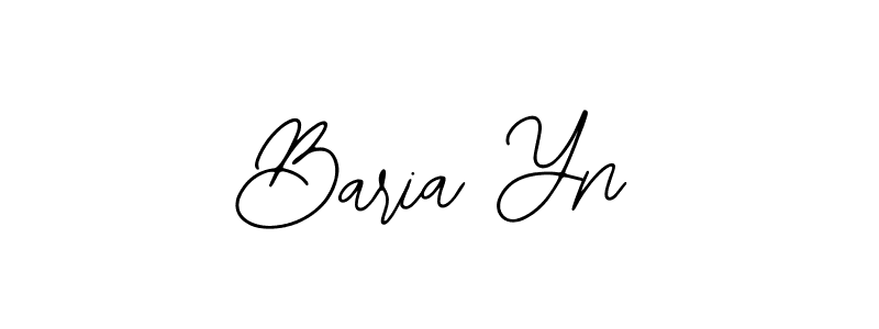 You should practise on your own different ways (Bearetta-2O07w) to write your name (Baria Yn) in signature. don't let someone else do it for you. Baria Yn signature style 12 images and pictures png