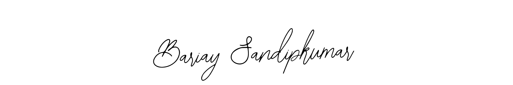 Create a beautiful signature design for name Bariay Sandipkumar. With this signature (Bearetta-2O07w) fonts, you can make a handwritten signature for free. Bariay Sandipkumar signature style 12 images and pictures png