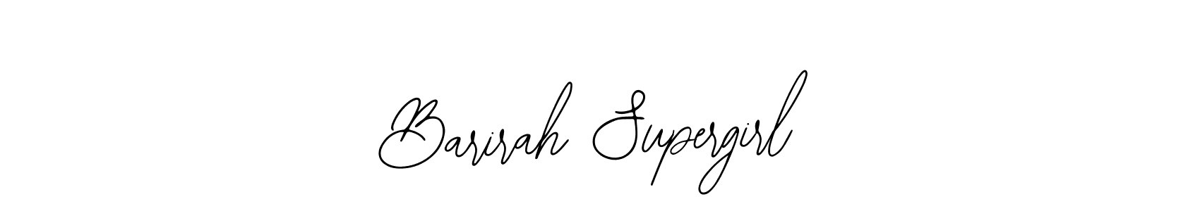 Make a beautiful signature design for name Barirah Supergirl. Use this online signature maker to create a handwritten signature for free. Barirah Supergirl signature style 12 images and pictures png