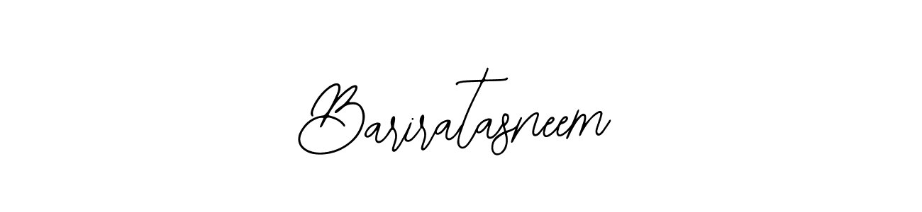 Create a beautiful signature design for name Bariratasneem. With this signature (Bearetta-2O07w) fonts, you can make a handwritten signature for free. Bariratasneem signature style 12 images and pictures png