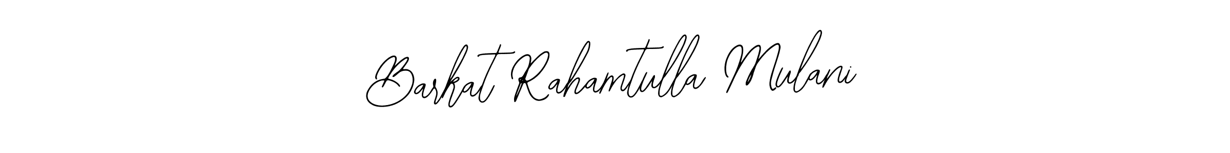 Make a beautiful signature design for name Barkat Rahamtulla Mulani. Use this online signature maker to create a handwritten signature for free. Barkat Rahamtulla Mulani signature style 12 images and pictures png
